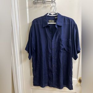 100% Silk Shirt - Vintage - Robert Stock